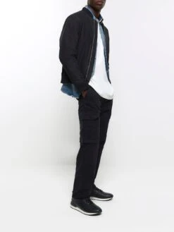 River Island Supernova Cargo Trouser -Barbou Clothing Shop VKUOR SQ4 0000000004 BLACK MDd