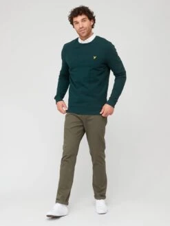 Lyle & Scott Crew Neck Sweatshirt - Dark Green -Barbou Clothing Shop VKUP3 SQ3 0000000630 DARK GREEN MDo