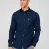 Lyle & Scott Lyle & Scott Plain Flannel Shirt - Navy