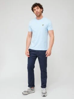 Lyle & Scott Lyle & Scott Plain T-Shirt - Light Blue -Barbou Clothing Shop VKUPI SQ3 0000000150 LIGHT BLUE MDo