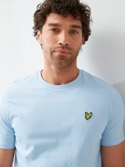 Lyle & Scott Lyle & Scott Plain T-Shirt - Light Blue -Barbou Clothing Shop VKUPI SQ4 0000000150 LIGHT BLUE MDd