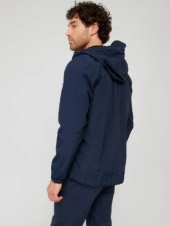 Lyle & Scott Lyle & Scott Zip Through Hooded Jacket - Navy -Barbou Clothing Shop VKUQX SQ2 0000000048 NAVY MDb