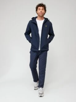 Lyle & Scott Lyle & Scott Zip Through Hooded Jacket - Navy -Barbou Clothing Shop VKUQX SQ3 0000000048 NAVY MDo