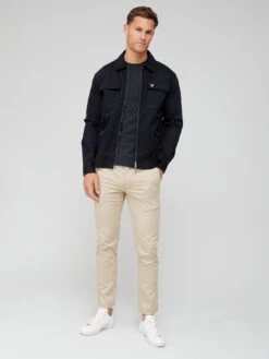 Lyle & Scott Lyle & Scott Cotton Twill Overshirt - Black -Barbou Clothing Shop VKUUQ SQ3 0000000004 BLACK MDo