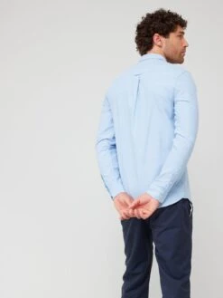 Lyle & Scott Regular Fit Pocket Oxford Shirt - Light Blue -Barbou Clothing Shop VKUUR SQ2 0000000150 LIGHT BLUE MDb