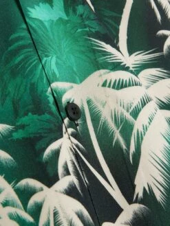River Island Green Palm Print Shirt -Barbou Clothing Shop VKUV0 SQ5 0000000047 GREEN MDd1
