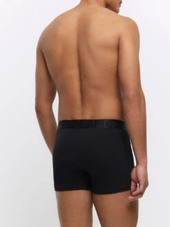River Island Drench Waistband Trunk 4 Pack - Black -Barbou Clothing Shop VKUVU SQ3 0000000004 BLACK SLd