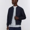 River Island Cotton Bomber -Barbou Clothing Shop VKUWM SQ1 0000000048 NAVY MDf