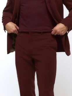 River Island Colour Suit Trouser - Dark Red -Barbou Clothing Shop VL3MH SQ4 0000000315 DARK RED MDd