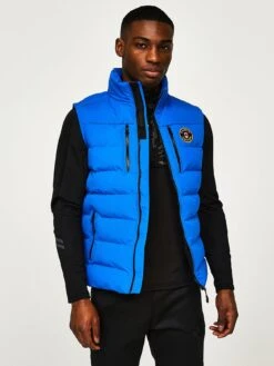 Zavetti Canada Oshawa 3.0 Tech Padded Gilet - Blue -Barbou Clothing Shop VL4O9 SQ4 0000000020 BLUE MDd