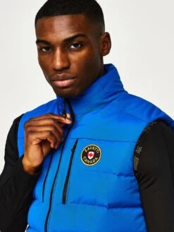 Zavetti Canada Oshawa 3.0 Tech Padded Gilet - Blue -Barbou Clothing Shop VL4O9 SQ5 0000000020 BLUE MDd
