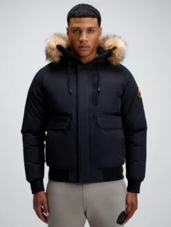 Zavetti Canada Abelli 2.0 Bomber Jacket - BlackĀ