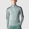THE NORTH FACE Men's Mountain Athletics 1/4 Zip Top - Green -Barbou Clothing Shop VLFH9 SQ1 0000000047 GREEN MDf