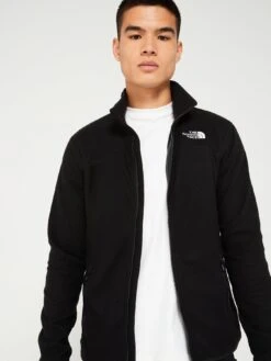 THE NORTH FACE Men's 100 Glacier Full Zip Fleece - Black -Barbou Clothing Shop VLFHW SQ4 0000000004 BLACK MDd