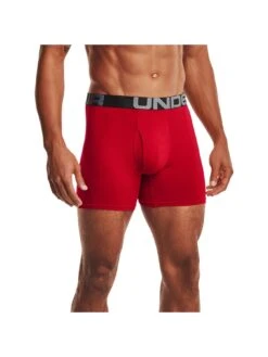 UNDER ARMOUR 3 Pack Of Charged Cotton 3 Inch Boxers - Multi -Barbou Clothing Shop VLGSP SQ2 0000000017 RED MDf
