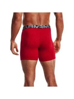 UNDER ARMOUR 3 Pack Of Charged Cotton 3 Inch Boxers - Multi -Barbou Clothing Shop VLGSP SQ3 0000000017 RED SLd
