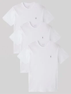 AllSaints Brace 3 Pack T-Shirts - White