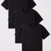 AllSaints Brace 3 Pack T-Shirts - Black