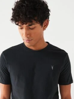 AllSaints Brace 3 Pack T-Shirts - Black -Barbou Clothing Shop VM04C SQ5 0000000004 BLACK MDd