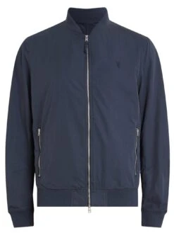 AllSaints Bassett Bomber Jacket - Dark Blue -Barbou Clothing Shop VM07D SQ3 0000000354 DARK BLUE SLf