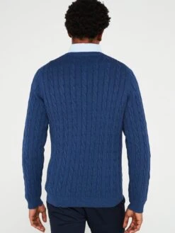 GANT Cotton Cable C-Neck Jumper -Barbou Clothing Shop VM4SB SQ2 0000000048 NAVY MDb