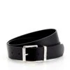 GANT Logo Leather Belt -Barbou Clothing Shop VM54H SQ1 0000000004 BLACK SLf