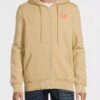 TRUE RELIGION Buddha Zip Up Hoodie - Natural 