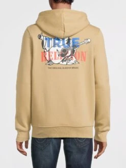 TRUE RELIGION Buddha Zip Up Hoodie - Natural  -Barbou Clothing Shop VM5OV SQ4 0000000003 NATURAL MDb