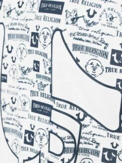 TRUE RELIGION Registered Horseshoe Logo T-Shirt - White  -Barbou Clothing Shop VM5S3 SQ5 0000000013 WHITE SLd