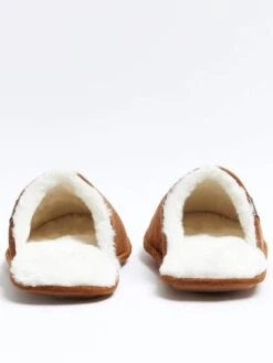 River Island Mule Slipper - Brown -Barbou Clothing Shop VM7GJ SQ3 0000000143 BROWN SLb