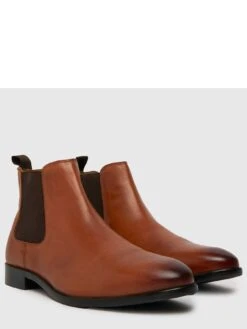 Schuh Dominic Chelsea Boot - Light Brown -Barbou Clothing Shop VM7HJ SQ2 0000001277 LIGHT BROWN SLf
