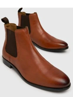 Schuh Dominic Chelsea Boot - Light Brown -Barbou Clothing Shop VM7HJ SQ4 0000001277 LIGHT BROWN SLt