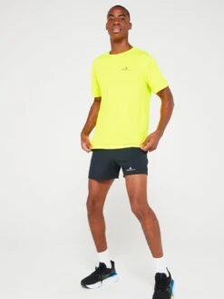 Ronhill Men's Ronhill Core Running Short Sleeved Tee  - Yellow -Barbou Clothing Shop VMHK2 SQ3 0000000076 YELLOW MDo