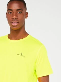 Ronhill Men's Ronhill Core Running Short Sleeved Tee  - Yellow -Barbou Clothing Shop VMHK2 SQ4 0000000076 YELLOW MDd