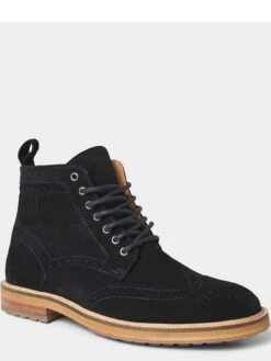 Joe Browns Leith Walk Suede Boots - Navy -Barbou Clothing Shop VMZ2B SQ2 0000000048 NAVY SLf