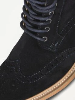 Joe Browns Leith Walk Suede Boots - Navy -Barbou Clothing Shop VMZ2B SQ6 0000000048 NAVY SLd