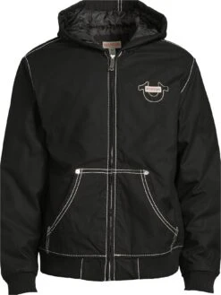 TRUE RELIGION Big T Hooded Jacket - Black -Barbou Clothing Shop VN5IE SQ3 0000000004 BLACK SLf