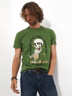 Joe Browns Never End T-shirt - Green