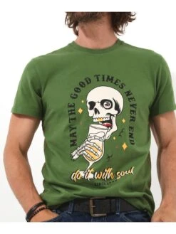 Joe Browns Never End T-shirt - Green -Barbou Clothing Shop VNGSD SQ3 0000000047 GREEN MDo