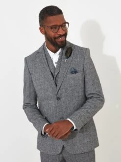 Joe Browns Tailored To Perfection Blazer - Grey -Barbou Clothing Shop VNGSN SQ4 0000000005 GREY MDd