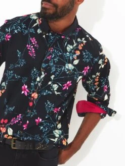 Joe Browns Pop Of Colour Shirt - Black -Barbou Clothing Shop VNGTI SQ3 0000000004 BLACK MDo