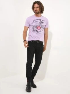 Joe Browns No Glory T-shirt - Light Purple -Barbou Clothing Shop VNGVG SQ4 0000001367 LIGHT PURPLE MDd