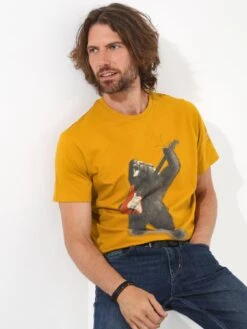 Joe Browns Bear Rock T-shirt - Yellow