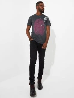 Joe Browns Music In Your Dna T-shirt - Grey -Barbou Clothing Shop VNGW4 SQ4 0000000005 GREY MDd