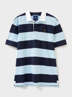 Crew Clothing Ss Stripe Polo - Blue -Barbou Clothing Shop VNO35 SQ3 0000000020 BLUE MDo