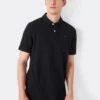 Crew Clothing Classic Pique Polo - Black -Barbou Clothing Shop VNO3B SQ1 0000000004 BLACK MDf