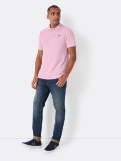 Crew Clothing Classic Pique Polo - Pink -Barbou Clothing Shop VNO3C SQ4 0000000063 PINK MDd