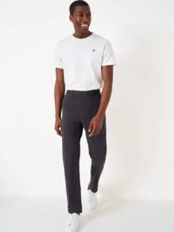 Crew Clothing Straight Chino - Dark Grey -Barbou Clothing Shop VNO47 SQ4 0000000070 DARK GREY MDd