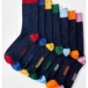 Crew Clothing 7 Pack Bamboo Sock - Multi