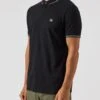 Weekend Offender Colombi Double Tipping Polo Shirt - Black -Barbou Clothing Shop VNQ18 SQ1 0000000004 BLACK MDf